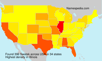 Surname Swatek in USA Surname Swatek in USA