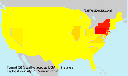 Surname Swatko in USA Surname Swatko in USA