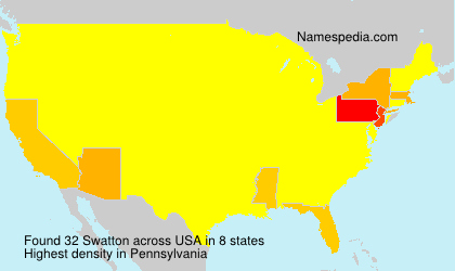 Surname Swatton in USA Surname Swatton in USA
