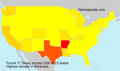 Surname Swaty in USA Surname Swaty in USA
