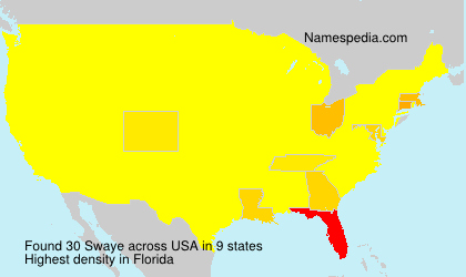 Surname Swaye in USA Surname Swaye in USA