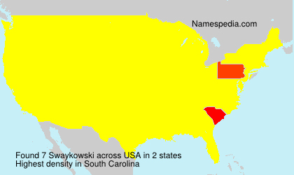 Surname Swaykowski in USA Surname Swaykowski in USA