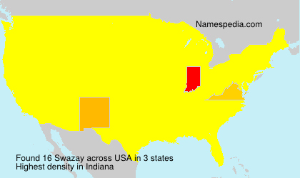 Surname Swazay in USA Surname Swazay in USA