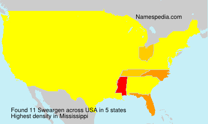 Surname Sweargen in USA Surname Sweargen in USA