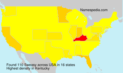 Surname Sweasy in USA Surname Sweasy in USA