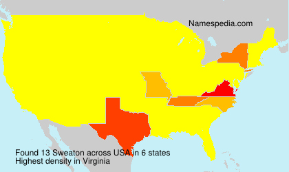 Surname Sweaton in USA Surname Sweaton in USA