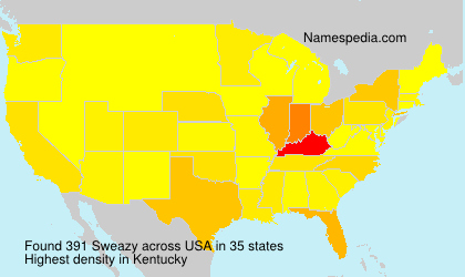 Surname Sweazy in USA Surname Sweazy in USA