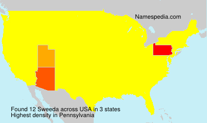 Surname Sweeda in USA Surname Sweeda in USA