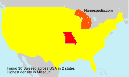 Surname Sweeso in USA Surname Sweeso in USA
