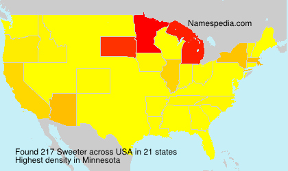 Surname Sweeter in USA Surname Sweeter in USA