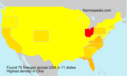 Surname Swegan in USA Surname Swegan in USA