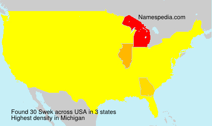 Surname Swek in USA Surname Swek in USA