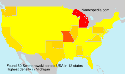 Surname Swendrowski in USA Surname Swendrowski in USA