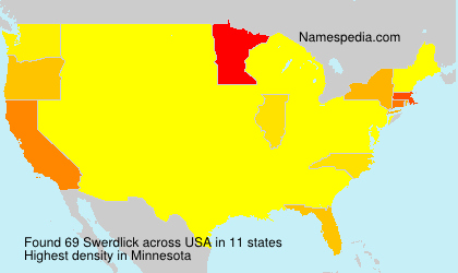 Surname Swerdlick in USA Surname Swerdlick in USA