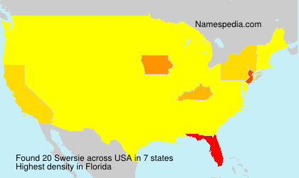 Surname Swersie in USA Surname Swersie in USA