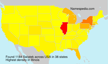 Surname Swiatek in USA