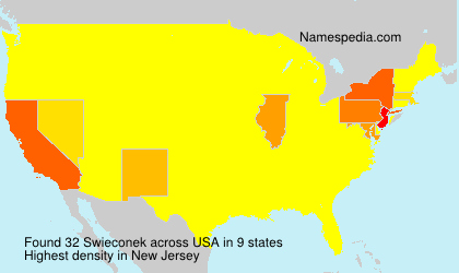 Surname Swieconek in USA Surname Swieconek in USA
