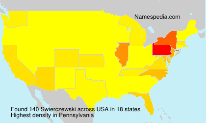 Surname Swierczewski in USA Surname Swierczewski in USA