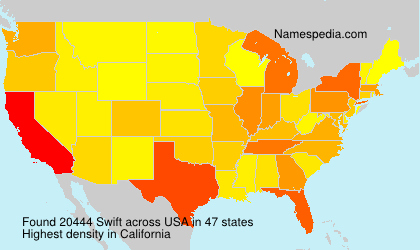 Surname Swift in USA Surname Swift in USA