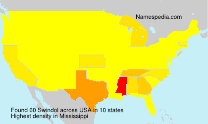 Surname Swindol in USA Surname Swindol in USA