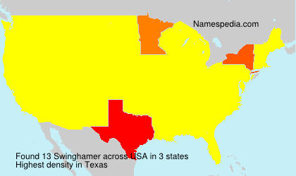 Surname Swinghamer in USA Surname Swinghamer in USA