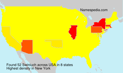 Surname Swiniuch in USA Surname Swiniuch in USA