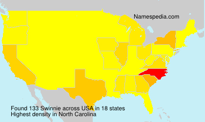 Surname Swinnie in USA Surname Swinnie in USA