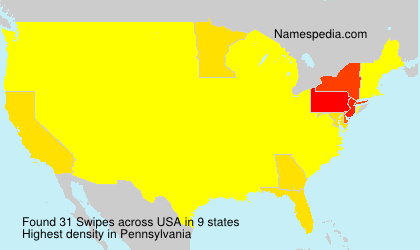 Surname Swipes in USA Surname Swipes in USA