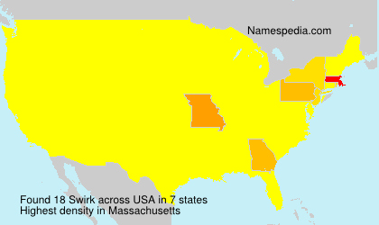 Surname Swirk in USA Surname Swirk in USA