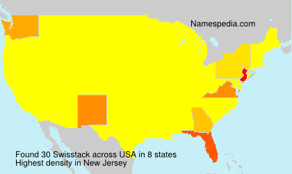 Surname Swisstack in USA Surname Swisstack in USA