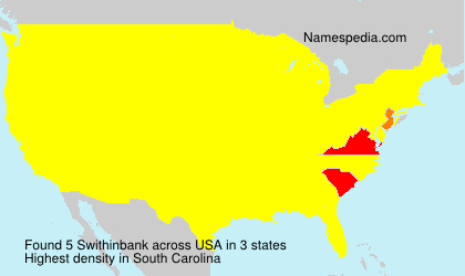 Surname Swithinbank in USA Surname Swithinbank in USA