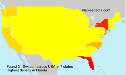 Surname Switzen in USA Surname Switzen in USA