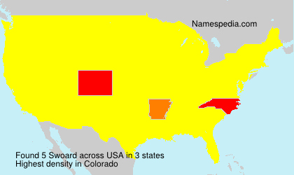Surname Swoard in USA Surname Swoard in USA