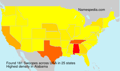 Surname Swoopes in USA Surname Swoopes in USA