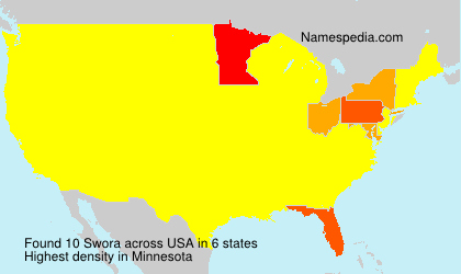 Surname Swora in USA Surname Swora in USA