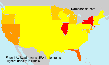 Surname Syad in USA Surname Syad in USA