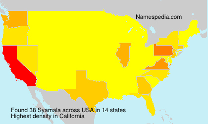 Surname Syamala in USA Surname Syamala in USA