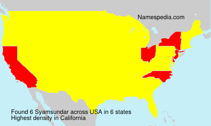 Surname Syamsundar in USA Surname Syamsundar in USA
