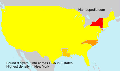 Surname Syamutinta in USA Surname Syamutinta in USA