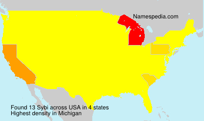 Surname Sybi in USA Surname Sybi in USA
