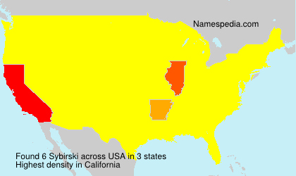 Surname Sybirski in USA Surname Sybirski in USA