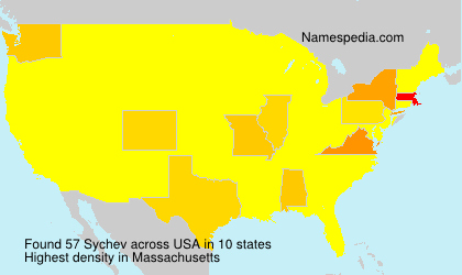 Surname Sychev in USA Surname Sychev in USA