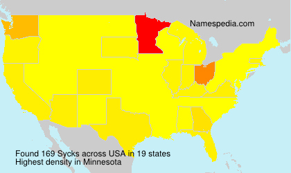 Surname Sycks in USA Surname Sycks in USA