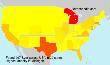Surname Syer in USA Surname Syer in USA