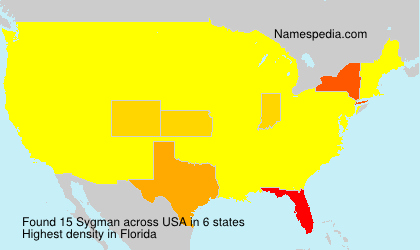 Surname Sygman in USA