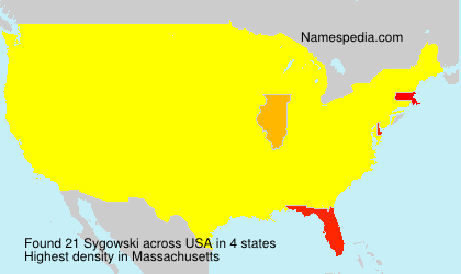 Surname Sygowski in USA Surname Sygowski in USA