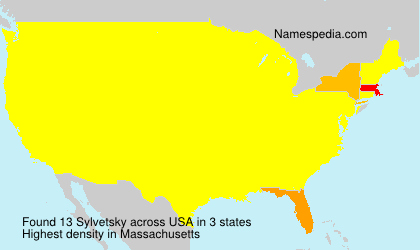 Surname Sylvetsky in USA Surname Sylvetsky in USA