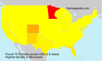 Surname Symalla in USA Surname Symalla in USA