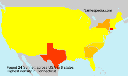 Surname Synnett in USA Surname Synnett in USA