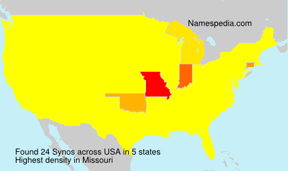 Surname Synos in USA Surname Synos in USA